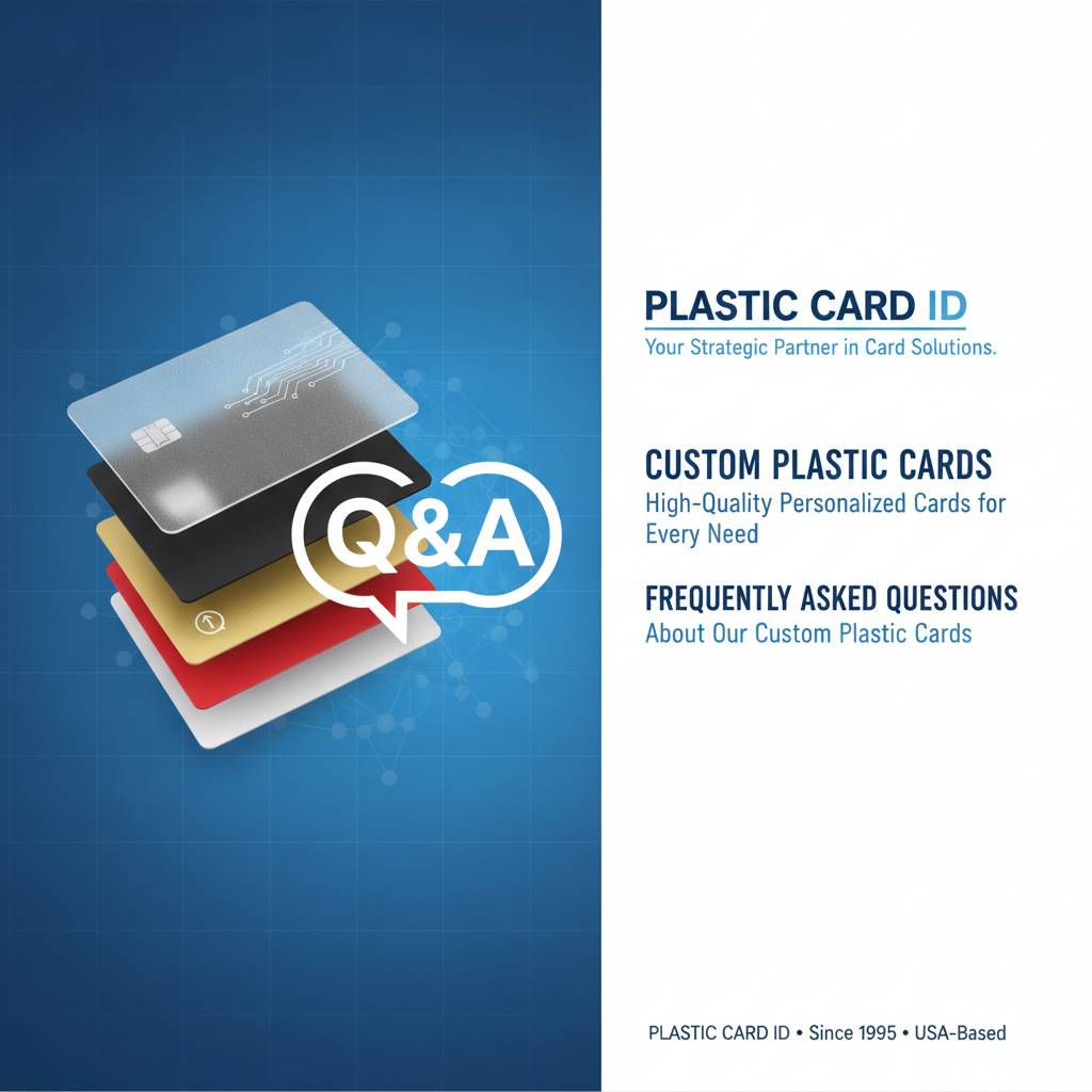 Frequently Asked Questions About Our Custom Plastic Cards